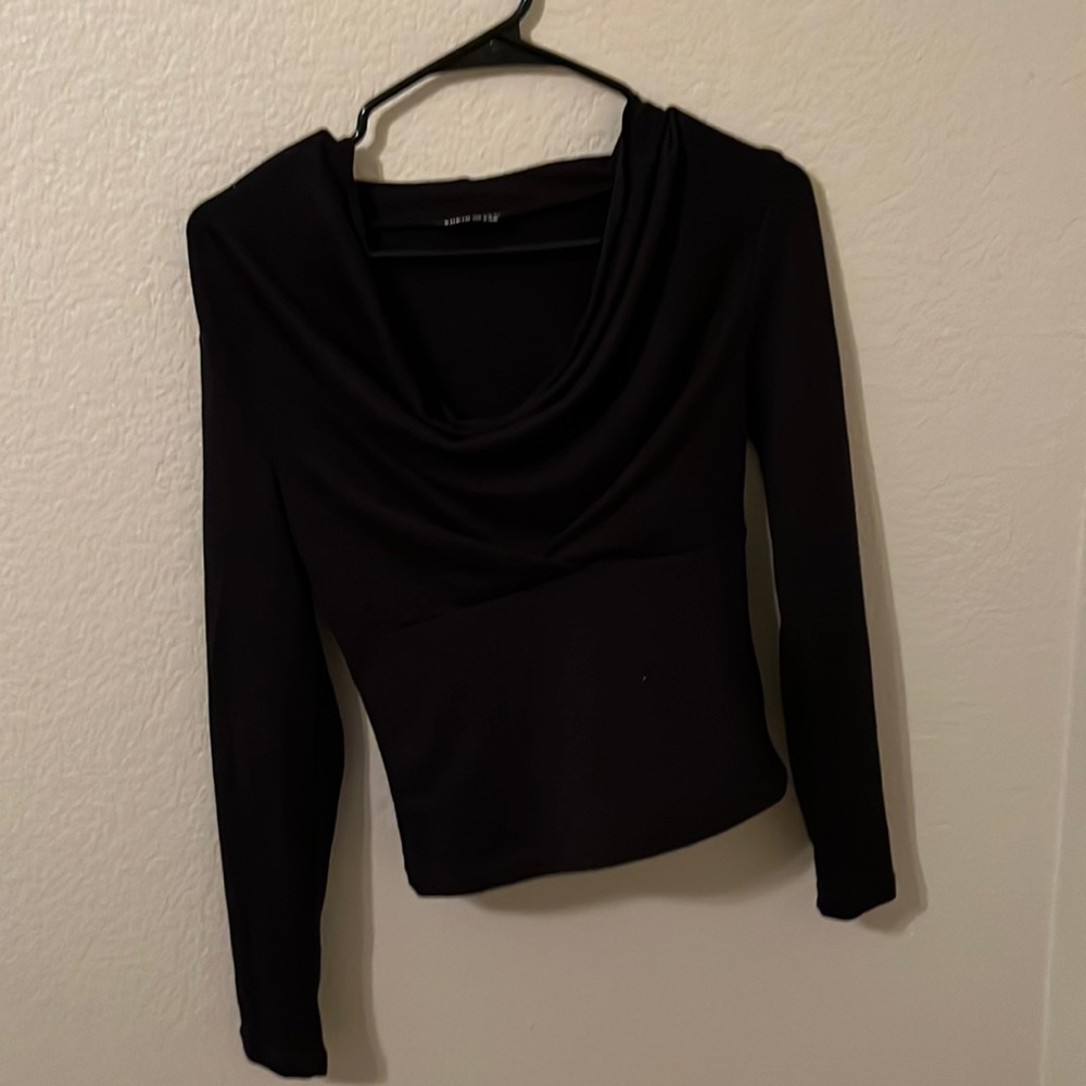 Shein large black long sleeve shirt